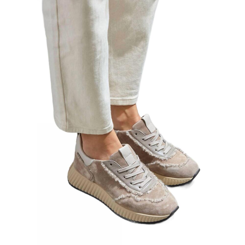 NEW SOFTWAVES alair sneakers in taupe/sahara